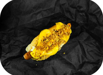 Хот дог сырный