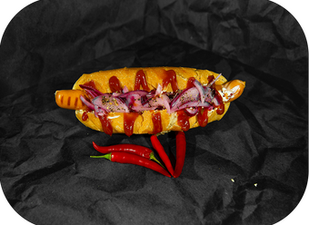 Хот дог острый