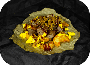 Картофель по-деревенски с мясом