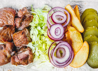 Шаурма Деревенская со свининой